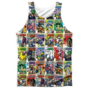 Transformers Cover Collage Sublimation Tank Top