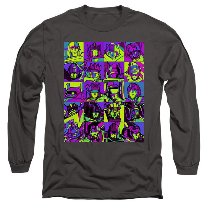 Transformers Squares Long Sleeve Shirt
