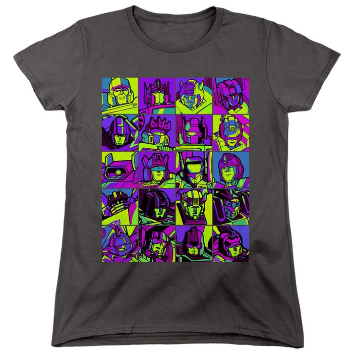 Transformers Squares Womens T-Shirt
