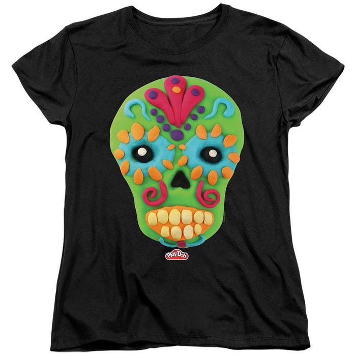 Play-Doh Sugar Skull Hasbro Womens T-Shirt
