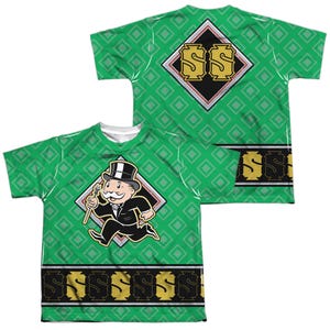 Monopoly Official Jersey Back & Front Kids Sublimation T-Shirt