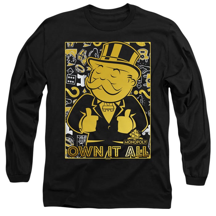 Monopoly Own It All Long Sleeve Shirt
