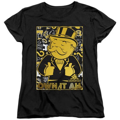 Monopoly Own It All Womens T-Shirt
