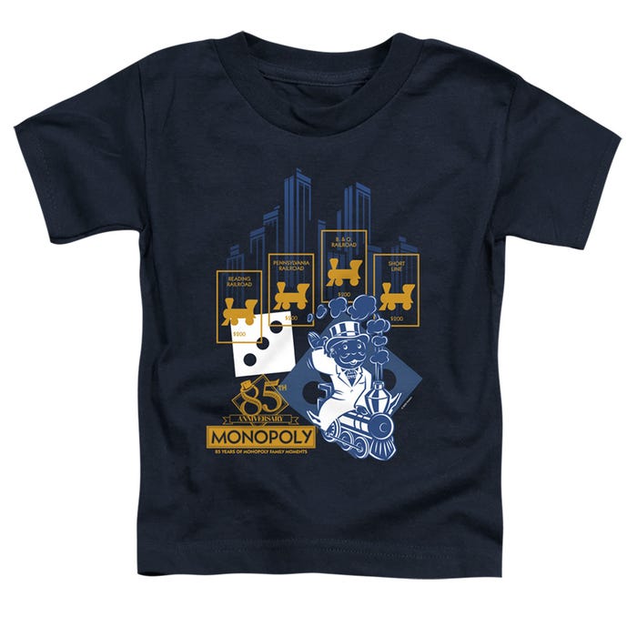 THE TRUE RAILROAD TYCOON MONOPOLY Toddler T-Shirt