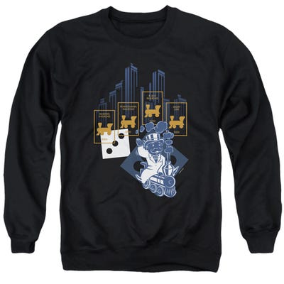 THE TRUE RAILROAD TYCOON NO LOGO MONOPOLY Sweatshirt