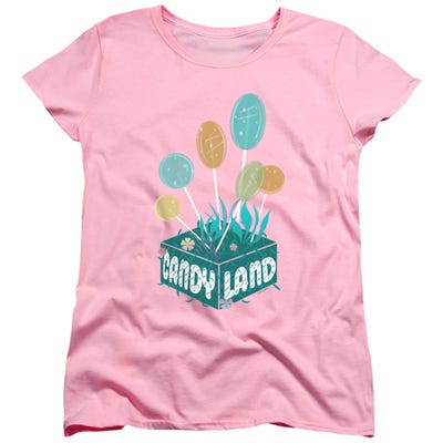 Candy Land Isometric Lollipop Block Womens T-Shirt