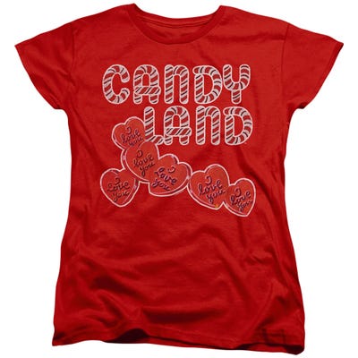 Candy Land I Love You Womens T-Shirt