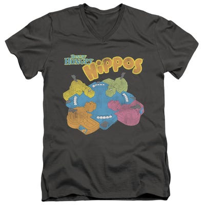 Hungry Hungry Hippos Ready To Play V-Neck T-Shirt