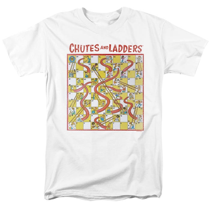 Chutes and Ladders 1979 Game Board T-Shirt