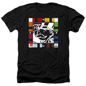 Monopoly Game Board Heather T-Shirt