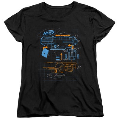 DECONSTRUCTED NERF GUN Womens T-Shirt