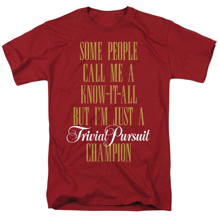 KNOW IT ALL TRIVIAL PURSUIT GAME HASBRO T-Shirt