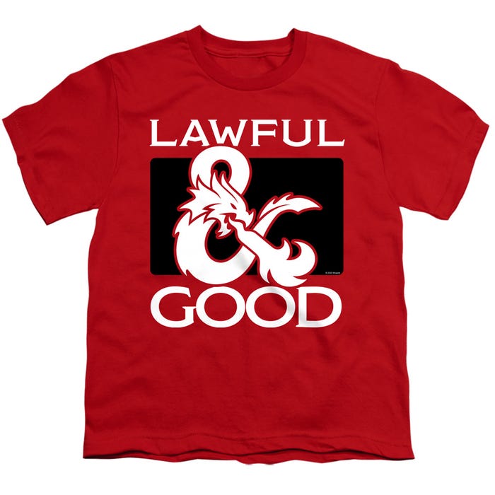 Dungeons & Dragons Lawful Good Kids T-Shirt