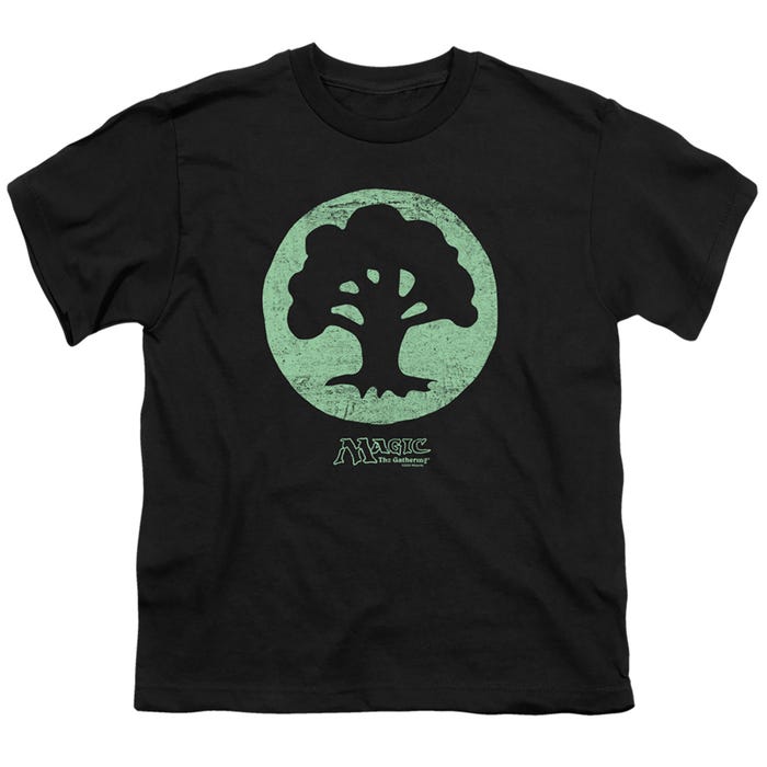 Magic The Gathering Green Symbol Kids T-Shirt