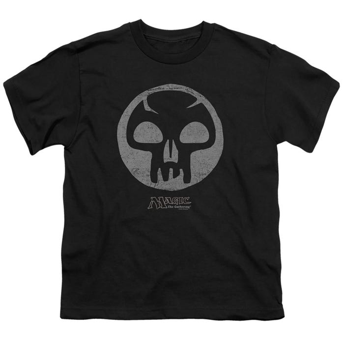 Magic The Gathering Black Symbol Kids T-Shirt