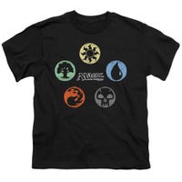 Magic The Gathering 5 Colors Kids T-Shirt