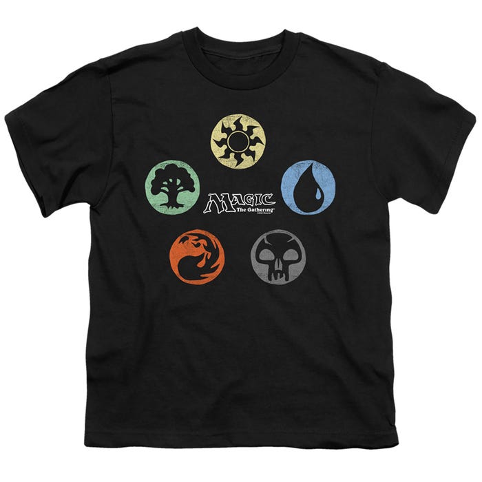 Magic The Gathering 5 Colors Kids T-Shirt