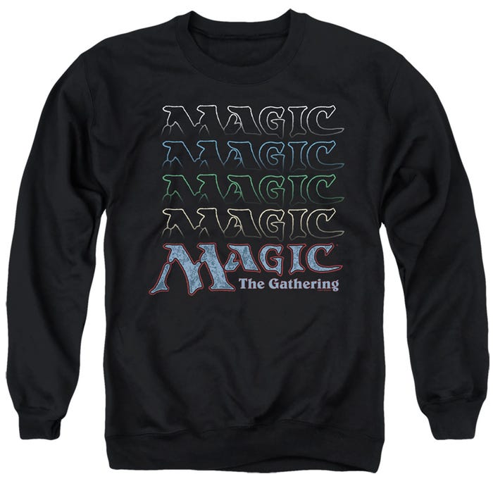 Magic The Gathering Retro Logo Repeat Sweatshirt