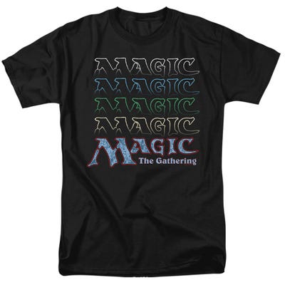 Magic The Gathering Retro Logo Repeat T-Shirt