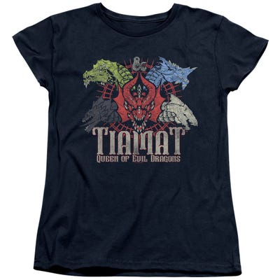 DUNGEONS & DRAGONS TIAMAT QUEEN OF EVIL Womens T-Shirt