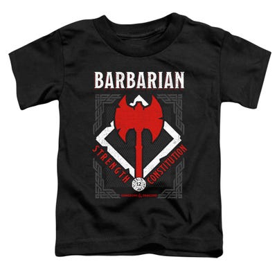 Dungeons & Dragons Barbarian Toddler T-Shirt