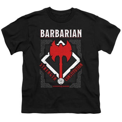 Dungeons & Dragons Barbarian Kids T-Shirt