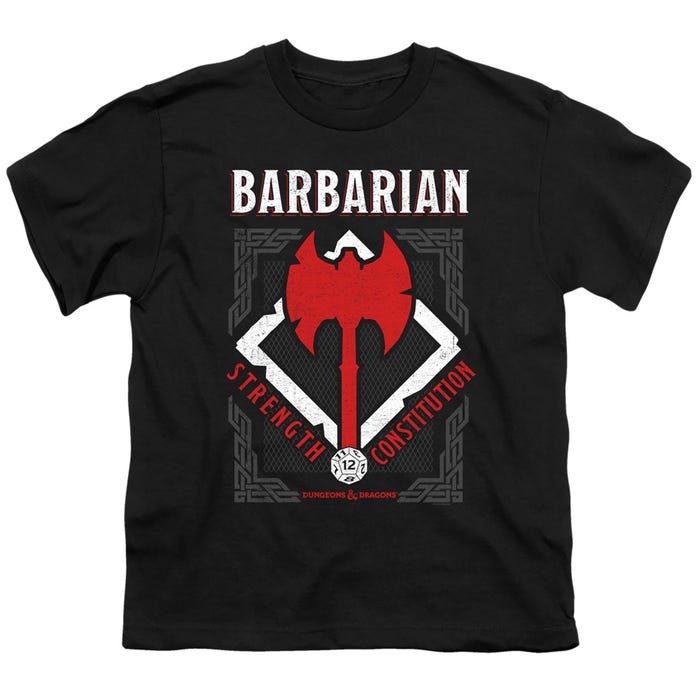 Dungeons & Dragons Barbarian Kids T-Shirt