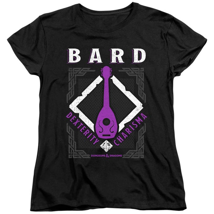 Dungeons & Dragons Bard Womens T-Shirt