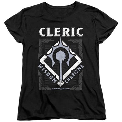 Dungeons & Dragons Cleric Womens T-Shirt