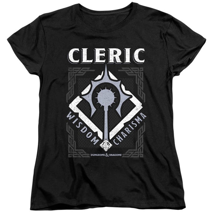 Dungeons & Dragons Cleric Womens T-Shirt