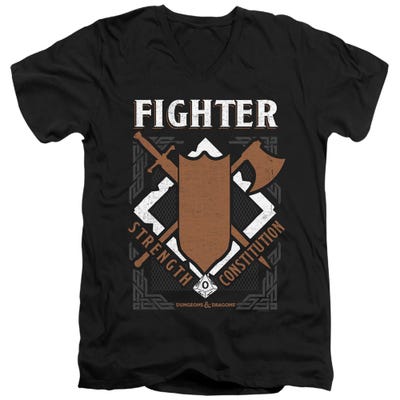 Dungeons & Dragons Fighter V-Neck T-Shirt