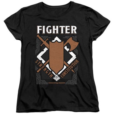 Dungeons & Dragons Fighter Womens T-Shirt