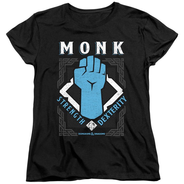 Dungeons & Dragons Monk Womens T-Shirt