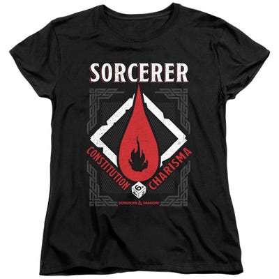 Dungeons & Dragons Sorcerer Womens T-Shirt