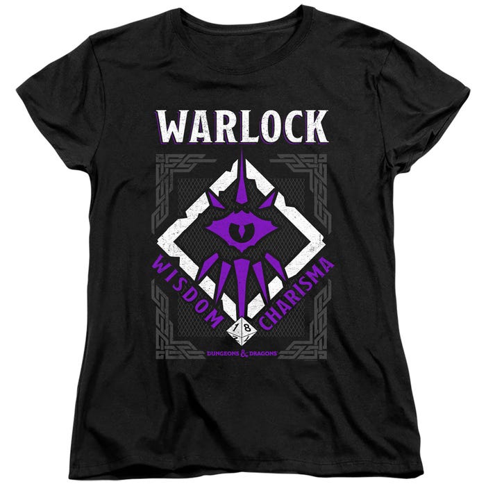 Dungeons & Dragons Warlock Womens T-Shirt