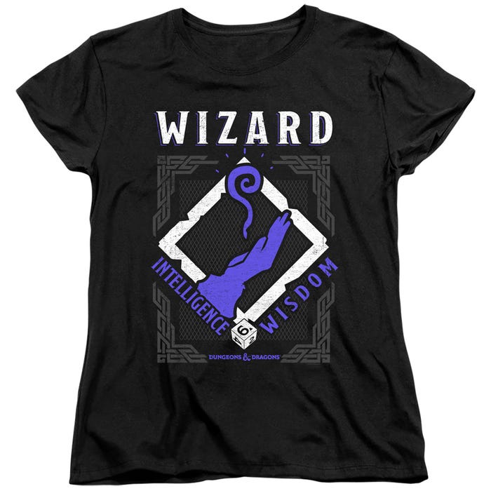 Dungeons & Dragons Wizard Womens T-Shirt