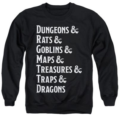 DUNGEONS & DRAGONS List Sweatshirt