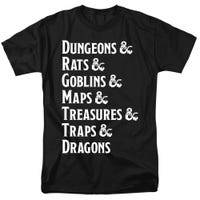DUNGEONS & DRAGONS List T-Shirt