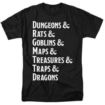 DUNGEONS & DRAGONS List T-Shirt