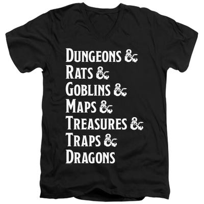 DUNGEONS & DRAGONS List V-Neck T-Shirt
