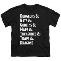 DUNGEONS & DRAGONS List Kids T-Shirt