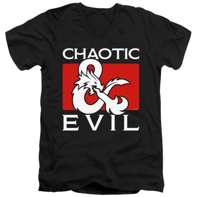 Dungeons & Dragons Chaotic Evil V-Neck T-Shirt