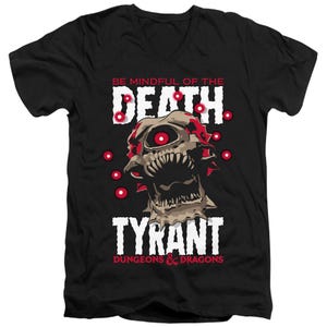 Death Tyrant Dungeons & Dragons V-Neck T-Shirt