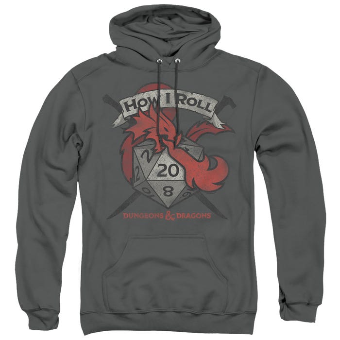 Dungeons & Dragons How I Roll D and D Hoodie