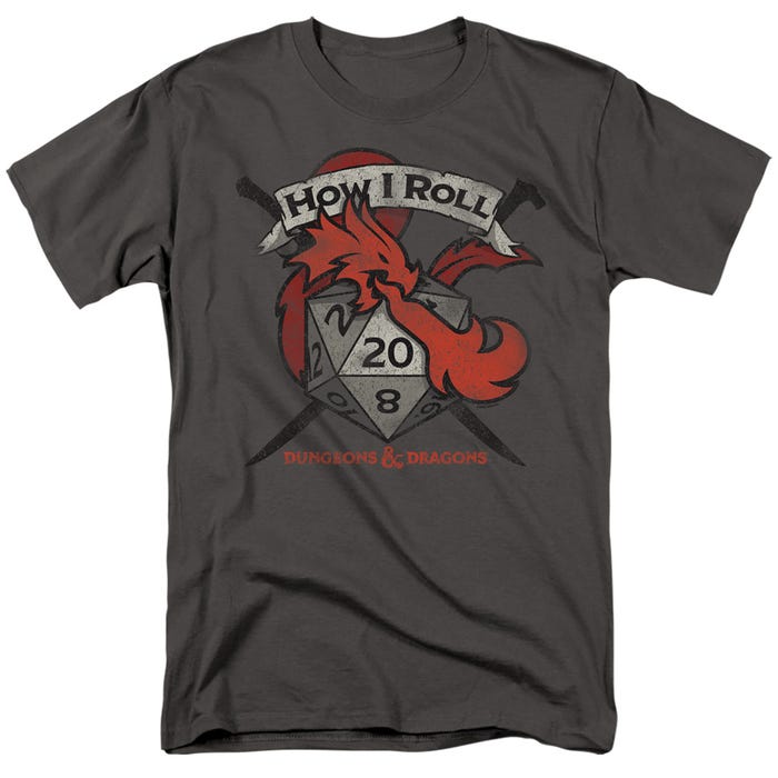 Dungeons & Dragons How I Roll D and D T-Shirt
