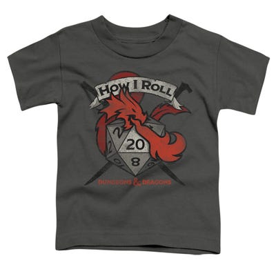 Dungeons & Dragons How I Roll D and D Toddler T-Shirt