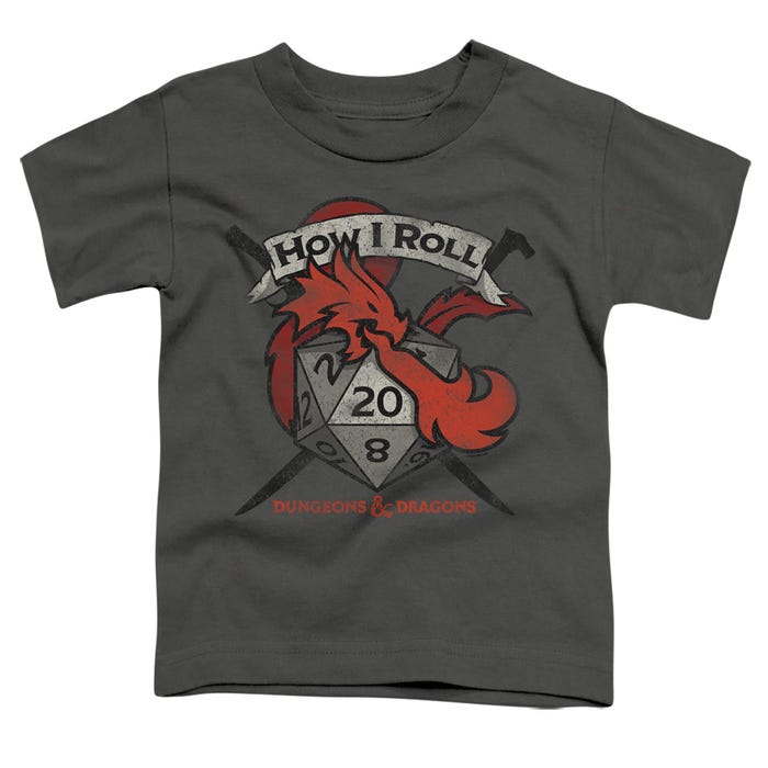 Dungeons & Dragons How I Roll D and D Toddler T-Shirt