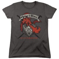 Dungeons & Dragons How I Roll D and D Womens T-Shirt
