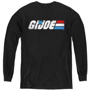 G.I. JOE DISTRESSED LOGO Kids Long Sleeve Shirt