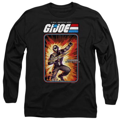 G.I. JOE SNAKE EYES CARD Long Sleeve Shirt